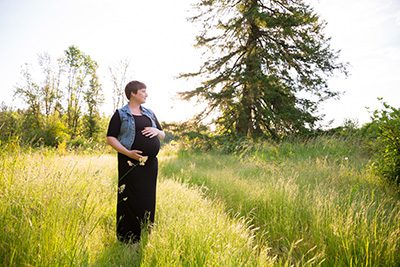 Pregnant woman in Oregon